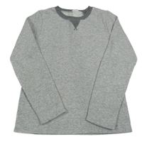 Sivá melírovaná mikina