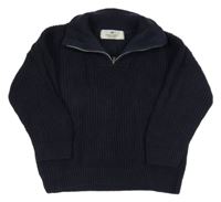 Tmavomodrý sveter H&M