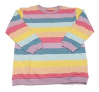 Barevná pruhovaná mikina