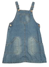 Modré rifľové na traké šaty Nutmeg