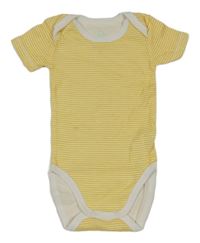 Bielo-žlté pruhované body