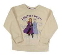 Smotanová mikina s Frozen zn. Disney