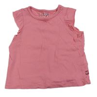 Ružové tričko s volánikmi Mothercare