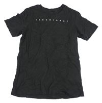 Čierne tričko s logom Jack & Jones