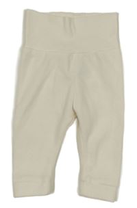 Smotanové fleecové nohavice H&M