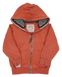 Červená prepínaci mikina s kapucňou Next