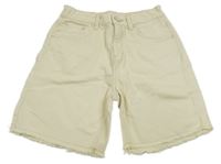 Smotanové rifľové kraťasy C&A