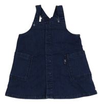 Tmavomodré riflové propínací šaty Absorba