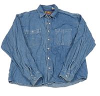 Modrá riflová košile 