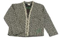 Béžovo-čierny vzorovaný cardigan Shoeby