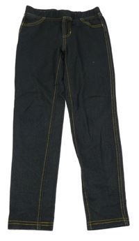 Tmavomodré legíny riflového vzhledu GAP