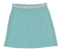 Svetlomodrá tepláková sukňa s nápismi Pocopiano