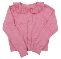 Ružový prepínaci sveter s golierikom Dunnes