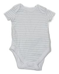 Bielo-zelené pruhované body George