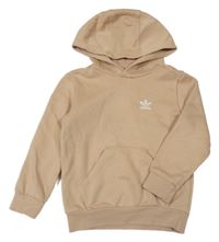 Béžová mikina s logem a kapucí Adidas