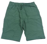 Khaki plátenné kraťasy M&S