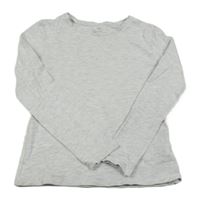 Svetlosivé melírované tričko H&M