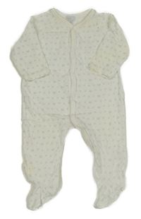 Biely overal s nápisy/logy Mexx