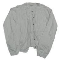 Biely prepínaci crop sveter Next