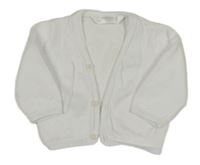 Bílý propínací svetr mayoral