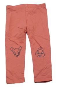 Skořicové teplákové legíny s Bambim a Thumperem Disney