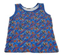 Cobaltově modrý nátělník se Supermany DC