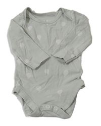 Světlekhakišedé body s balony baby best