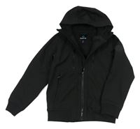 Čierna softshellová bunda s kapucňou Firetrap