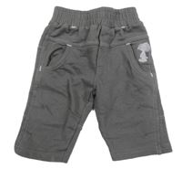 Tmavosivé tepláky so Snoopym