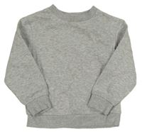 Sivá melírovaná mikina H&M