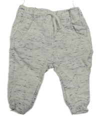 Biele melírované tepláky C&A