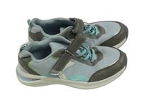 Světlemodro-tmavošedo-tyrkysové botasky L&D vel. 36