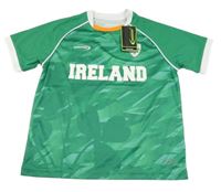 Nové - Zelené vzorované sportovní funkční tričko - Ireland