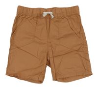 Hnedé plátenné kraťasy H&M