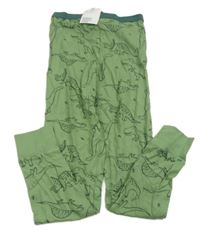 Nové - Zelené pyžamové kalhoty s dinosaury H&M