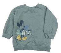 Šedomodrá mikina s Mickeym George