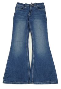 Tmavomodré flare rifle s hvězdami H&M