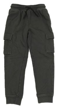 Tmavosivé tepláky s vreckami Next