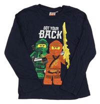 Tmavomodré tričko s Lego Ninjago