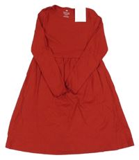 Nové - červené rebrované šaty H&M