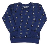 Tmavomodrá mikina s Mickeym Disney