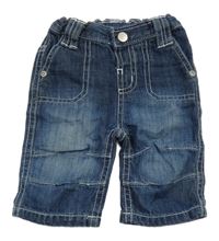 Tmavomodré rifle s vreckami