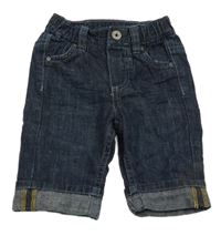 Tmavomodré podšité rifle H&M