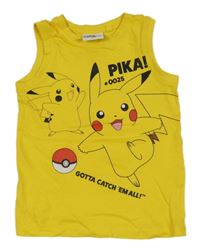 Žlté tielko s Pikachu