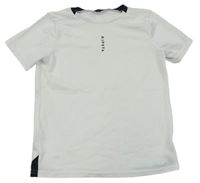 Biele športové funkčné tričko Kipsta