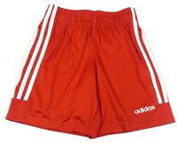 Červené športové funkčné kraťasy Adidas