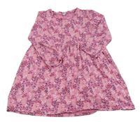 Ružové kvetované šaty Kiki&Koko