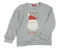 Sivá mikina so Santou Alive