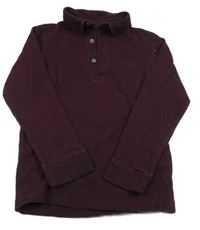 Mahagónovoé polo tričko Next