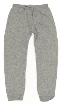 Světlešedé melírované zateplené tepláky Matalan